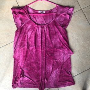 Magenta Pink Dress Top